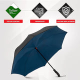 Reverse Folding Umbrella - Navy Blue